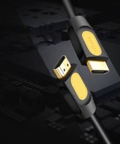 Kabel HDMI | High Speed 4K@60Hz UHD 3D | HH-3-3M-Black-Czarny