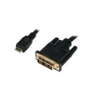 Фото - Кабель LogiLink Kabel HDMI  CHM002 mini HDMI - DVI/D M/M 1m 