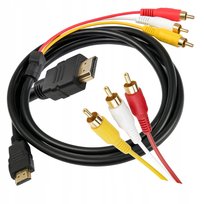 Kabel HDMI na 3 RCA cinch chinch czincz Full HD 4K 8K 3D 1080p Przewód 1,5m Inna marka
