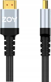 Kabel HDMI ZOY HDMI-HDMI 5m standard 2.1 + rzep ZCH5 Oplot - Inny producent