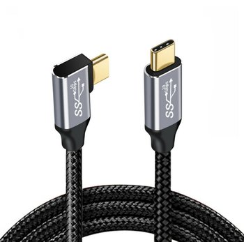 Kabel Kątowy Usb-C Usb-C  3.1 Power Delivery 100W Qc 4.0 5A 2M - Tradebit