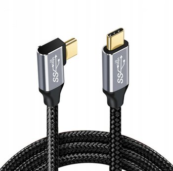 Kabel Kątowy Usb-C Usb-C  3.1 Power Delivery 100W Qc 4.0 5A 3M - Tradebit