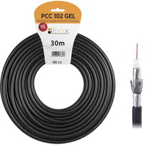 Kabel koncentryczny żelowany RG6U PCC102GEL-30 30m Libox