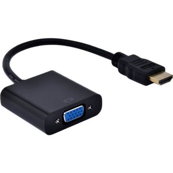 Kabel konwertujący HDMI męski na VGA żeński adapter wideo (czarny, 1080p) - Inny producent