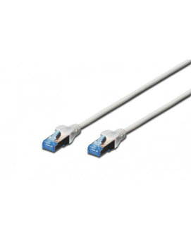 Kabel krosowy (patch cord) RJ45-RJ45, kat.5e, F/UTP, AWG 26/7, PVC, 30m, szary, 1szt - DIGITUS Professional