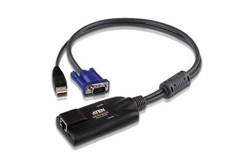 Kabel KVM Aten KA7570 ( RJ-45 - USB, HDB15 F-M czarny ) - Aten