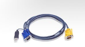 Zdjęcia - Kabel ATEN  KVM HDB-15/USB-A - SPHD-15 , 1.8 m 
