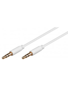 Kabel łączący jack 3,5 mm, pozłacany - Długość kabla 0.5 m - Goobay