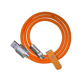 Kabel ładujący USB-C o mocy 120 W i natężeniu 6 A, superszybki, ładowanie przez USB typu C i przesyłanie danych, 2 w 1 do telefonów komórkowych - Inny producent