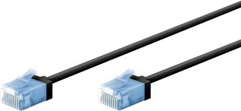 Kabel LAN Patchcord CAT 6A EXTRA FLEX czarny 3m-Kabel LAN Patchcord CAT 6A EXTRA FLEX czarny 3m - GOOBAY