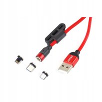 KABEL LIGHTING USB-C MICRO USB MAGNETYCZNE 100CM Amio