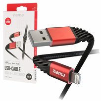 Kabel Lightning do iPhone Hama 1,5m licencja MFI
