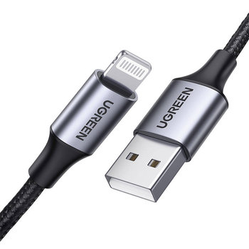 Kabel Lightning do USB UGREEN 2.4A US199, 1m (czarny) - uGreen