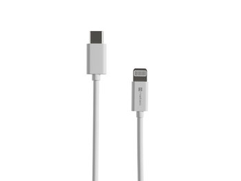 Kabel lightning(m)->usb-c(m) 1m biały mfi natec prati - Natec