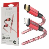 Kabel Lightning - USB C Hama 1,5m licencja MFI