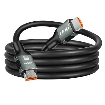 Kabel LinQ 8K Ultra HD HDMI 1,5m - Czarny Kabel HDMI 2.1 - LinQ