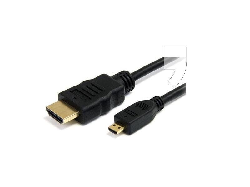 Kabel microHDMI DM - HDMI AM Ethernet SAVIO CL-40, 2 m