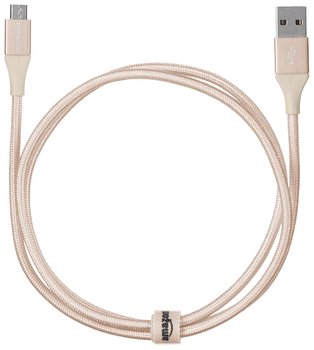 Kabel microUSB Podwójnie Pleciony Nylonowy Przewód do Smartfona z Androidem - Amazon Basics