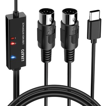Kabel MIDI LEKATO Type-C - Konwerter MIDI na USB, 2M - Inny producent