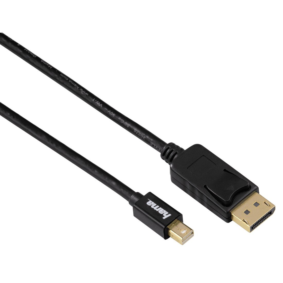 Kabel mini DisplayPort - DisplayPort HAMA, 1.8 m