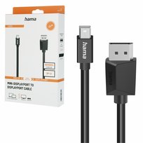 Kabel Mini Displayport -  Displayport Hama 4K, 1,5 m
