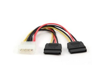 Kabel Molex - 2 x SATA Gembird, 0.3 m - Gembird