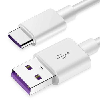 Kabel OCIODUAL USB typu C Biały 1m 4,2A 120BA Ładowarka Szybkie ładowanie i przewód danych do smartfonów, tabletów - OCIODUAL