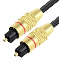 Kabel Optyczny Audio Toslink Hq Spdif Digital Przewód Cyfrowy Światłowód 1m Novaza Tech