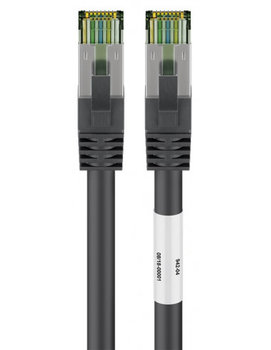 Kabel Patchowy Rj45 (Cat 6A, 500 Mhz) Z Surowym Kablem Cat 8.1 S/Ftp, - Długość Kabla 20 M - Goobay