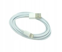 Kabel PC USB Lightning do Apple iPhone 5 6 7 8 X iPad Air Mini 2 m BIAŁY Przewód do ładowania Telefonu