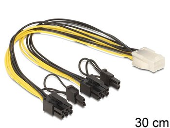 Kabel PCI Express 6 pin - 2 x PCI Express 8 pin Delock, 0.3 m - Delock
