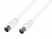 Kabel Przedłużacz Antenowy Tv Gniazdo-Wtyk 1,8M Blow