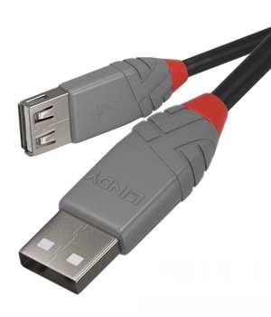 Kabel przedłużający USB-A - USB-A LINDY 36703, 2 m - Lindy