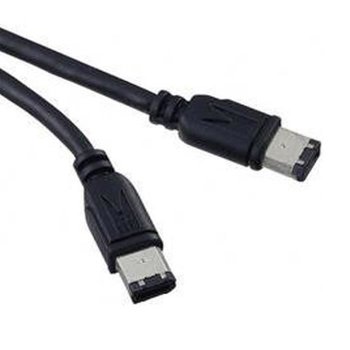 Kabel przejściowy Firewire IEEE1394 6-pin na 6-pin, 120 cm, czarny - Inny producent