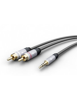 Kabel przejściowy jack MP3 – audio chinch - Długość kabla 1.5 m - Goobay