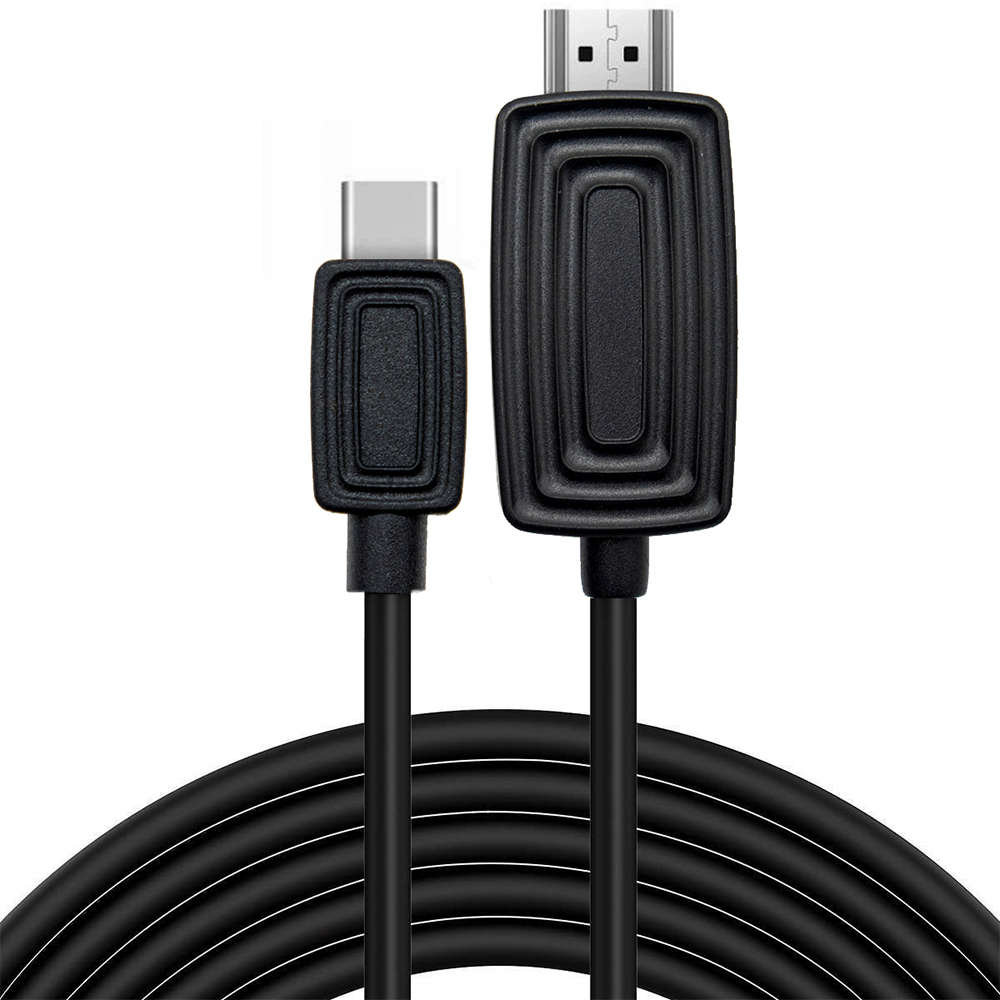 Zdjęcia - Kabel Alogy  przewód  adapter HDMI 2.1 na USB-C Type-C HDTV 2K 2m Czarny 