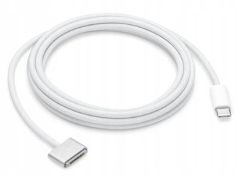 Kabel Przewód Apple USB-C Na MagSafe 3 MW613ZM/A Silver Srebrny Złącze 2M - Apple