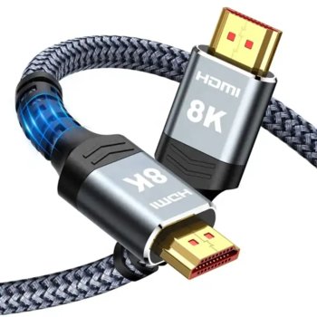 KABEL PRZEWÓD HDMI 2.1 PREMIUM ULTRA High Speed 8K 60HZ 4k 120Hz HQ 1 Metr - Hikey Polska