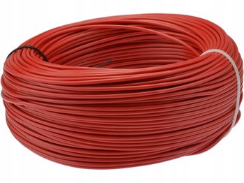Kabel przewód linka LGY 0,75mm2 czerwony 100m - ELEKTROKABEL