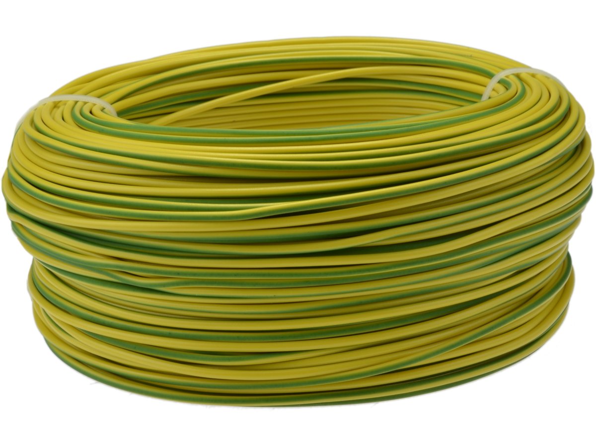 Kabel przewód linka LGY 1,5mm2 żółto/zielony 100m - ELEKTROKABEL