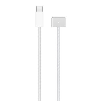 Kabel przewód magnetyczny USB-C do MagSafe 3 Apple MacBook Pro 14/16/Air 13 M2 M3 MagSafe3 200cm 2m (HQ) (Biały) - MFC