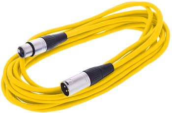 Kabel przewód mikrofonowy XLR XLR 6 m żółty The sssnake - Inny producent