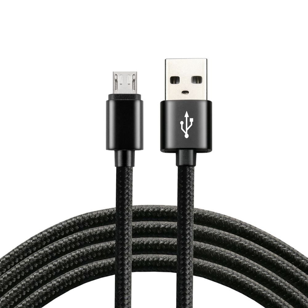 Zdjęcia - Kabel everActive  przewód pleciony USB - micro USB  CBB-0.3MB 30cm z obsługą 