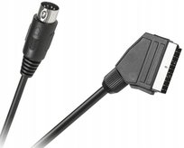 Kabel Przewód Przejście Scart Euro - Wtyk DiN 1,2m Inna marka
