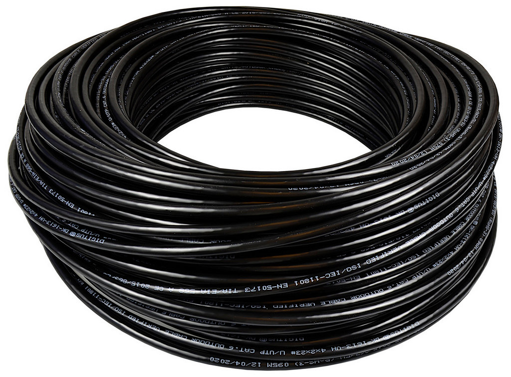 Kabel przewód skrętka UTP kat 6 zewnętrzny UV 100m - Digitus | Sklep ...
