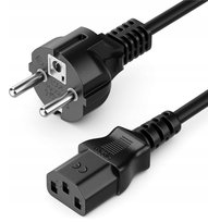 KABEL PRZEWÓD ZASILAJĄCY C13 do KOMPUTERA PC ATX 3M DŁUGI WYTRZYMAŁY Produkt bezmarkowy