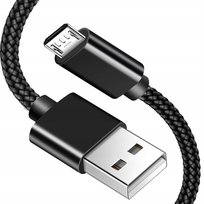 KABEL QUICK CHARGE 3.0 SZYBKIE ŁADOWANIE USB-A - MICRO USB KRÓTKI 20cm