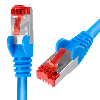 Kabel Rj45 Cat 6 S/Ftp Awg27 Lszh Niebieski 1M - Spacetronik