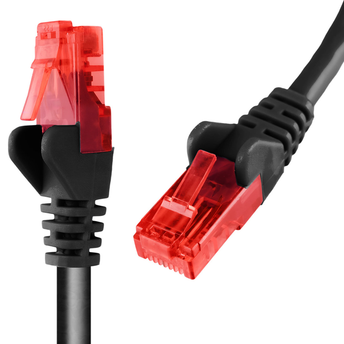 Zdjęcia - Kabel Spacetronik  Rj45 Cat 6 U/Utp Awg24 Czarny 30M 