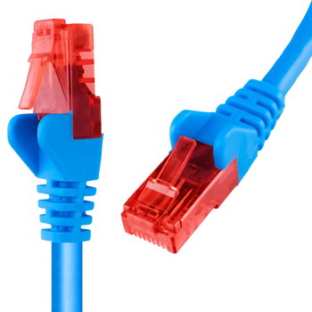 Kabel RJ45 CAT 6 U/UTP AWG24 niebieski 15m - Spacetronik